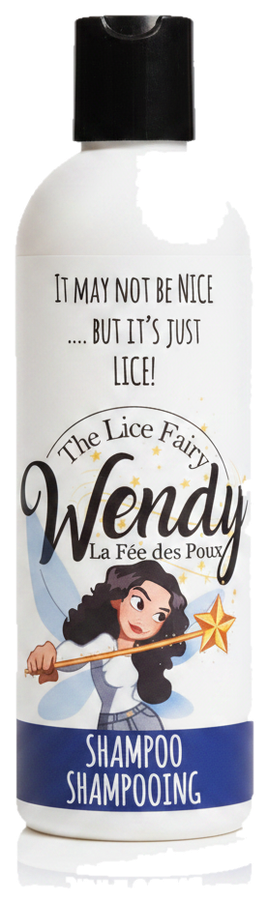 Wendy lice-treatment shampoo bottle